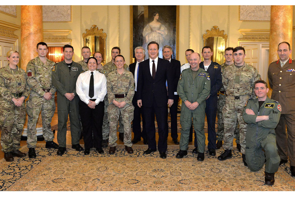 PM praises bravery and dedication of military honours recipients
