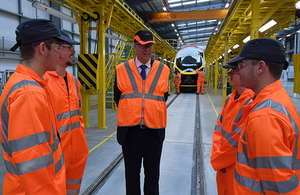 Chris Grayling on Alstom visit