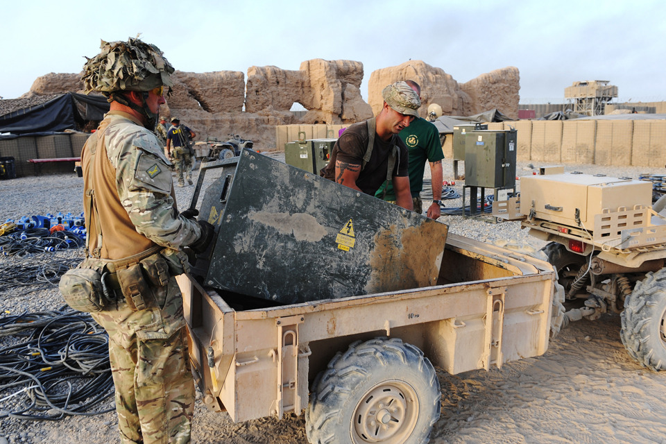 UK forces leave transformed Afghan district