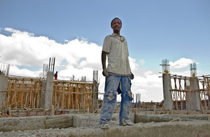 Building tomorrow in Addis Ababa. Picture: Simon Davis/DFID