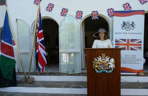 HE Marianne Young at the Queen's Birthday Party
