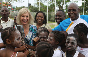 Queen's Baton in Dar es Salaam, Tanzania