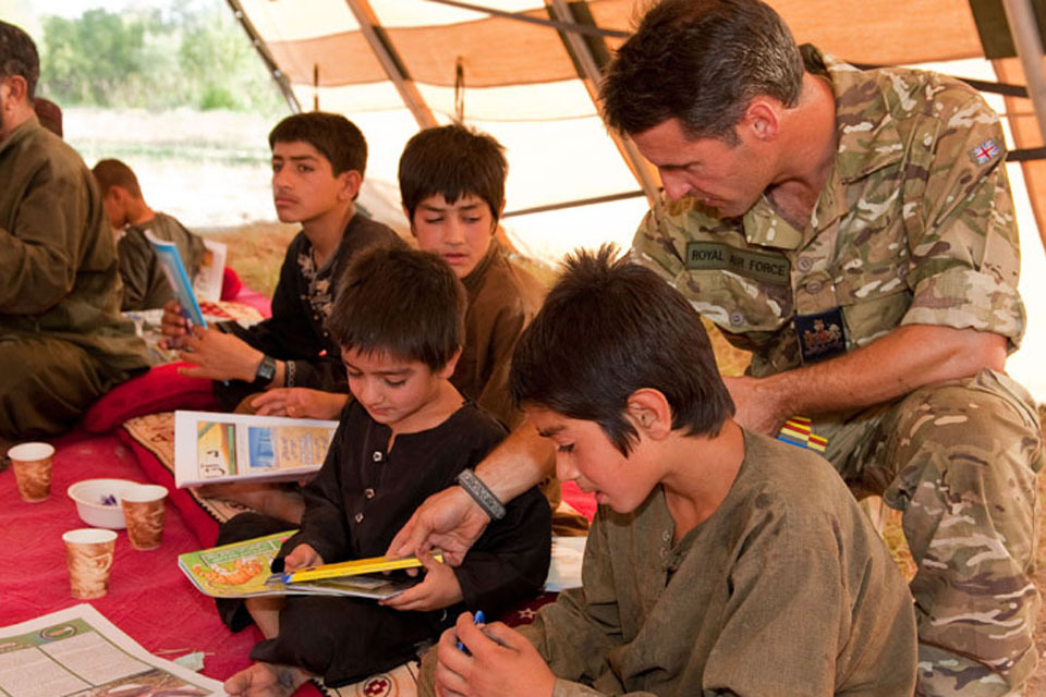 ISAF newspapers find new use as school books