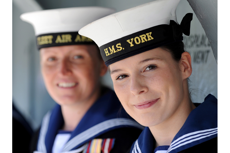 Leading Aircraftwoman Alex Pickles and Able Seaman (Air Engineer Technician) Hannah Leask 