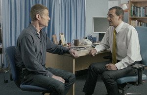 Man consulting a doctor