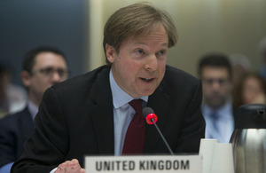 Mark Matthews, UK Deputy Permanent Representative
