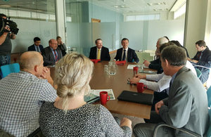 Secretary of State for Wales Alun Cairns hosts roundtable with International Trade Secretary Dr Liam Fox and leading dairy businesses
