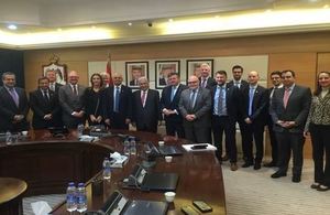 UK Secretary of State for Business, Innovation and Skills visits Jordan
