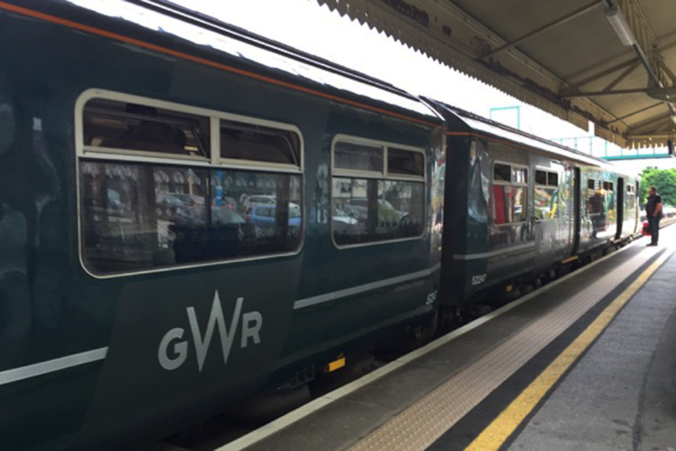 TransWilts train  at Chippenham