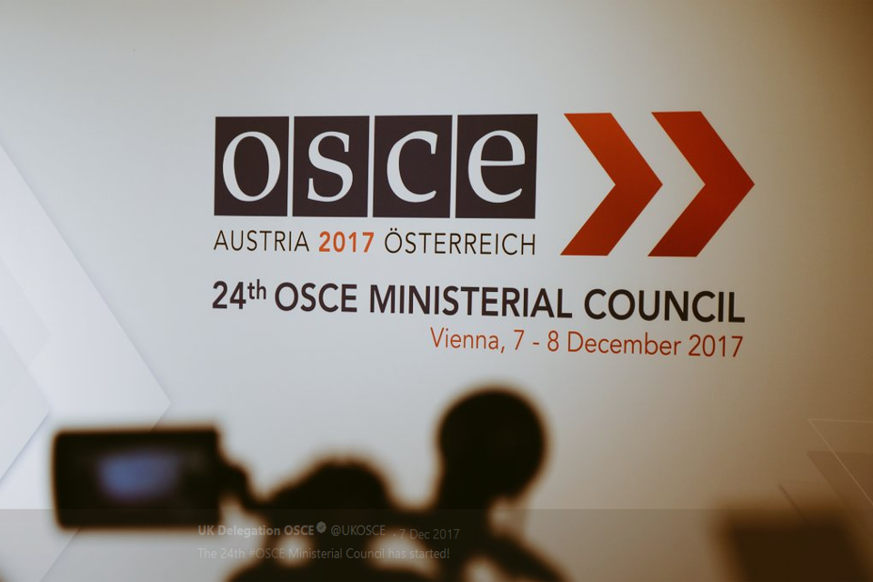 OSCE Ministerial Council Meeting in the Hofburg, Vienna. 7-8 December 2017