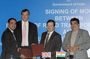 MoU signing between TfL and govt of India
