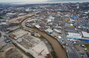 The Humber Hull Frontages will improve flood protection to 113,000 properties in Hull.