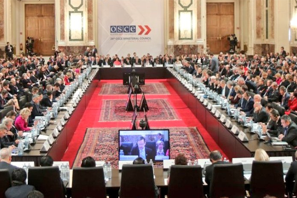 OSCE Ministerial Council Meeting in the Hofburg, Vienna. 7-8 December 2017