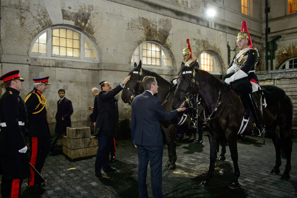 Defence Secretary hosts Qatari counterpart at historic Horse Guards