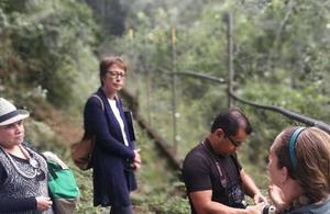 British Ambassador visited Peten's forests