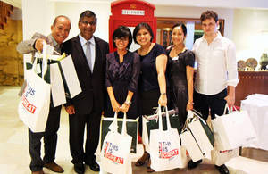 The winners of GREAT British Quiz Night: Team Shaken, Stirred & on the Floor