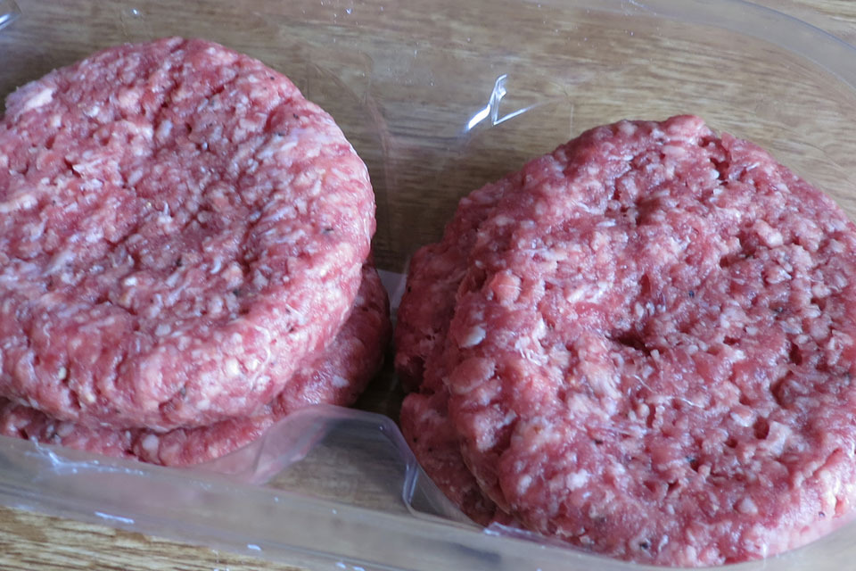 Processed beef products and horse meat