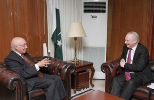 UK Minister visits Pakistan for talks on Government efficiency, reform and transparency agenda