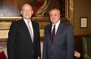 British and Uzbek Foreign Ministers discuss bilateral cooperation