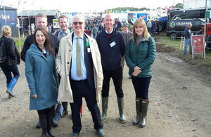 Embassy staff at the National Ploughing Championships