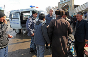 OSCE in Kyrgyzstan working with local police working in multi-ethnic communities