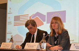 British Ambassador Lisbon speaking at a TTIP conference in Lisbon