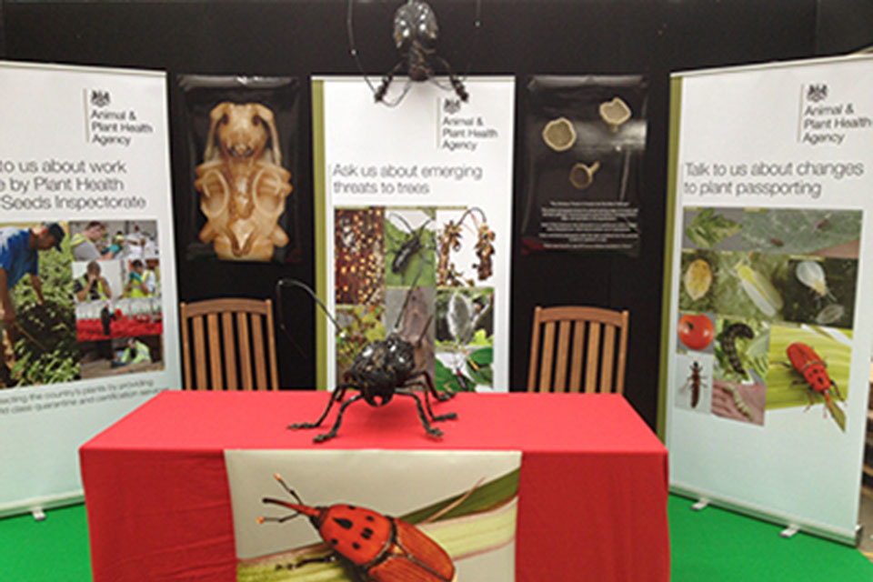 APHA exhibition stands at industry shows in 2016