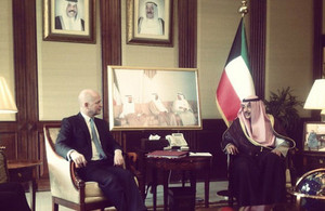 Foreign Secretary in Kuwait