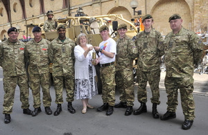 Soldiers from 4th Battalion The Yorkshire Regiment