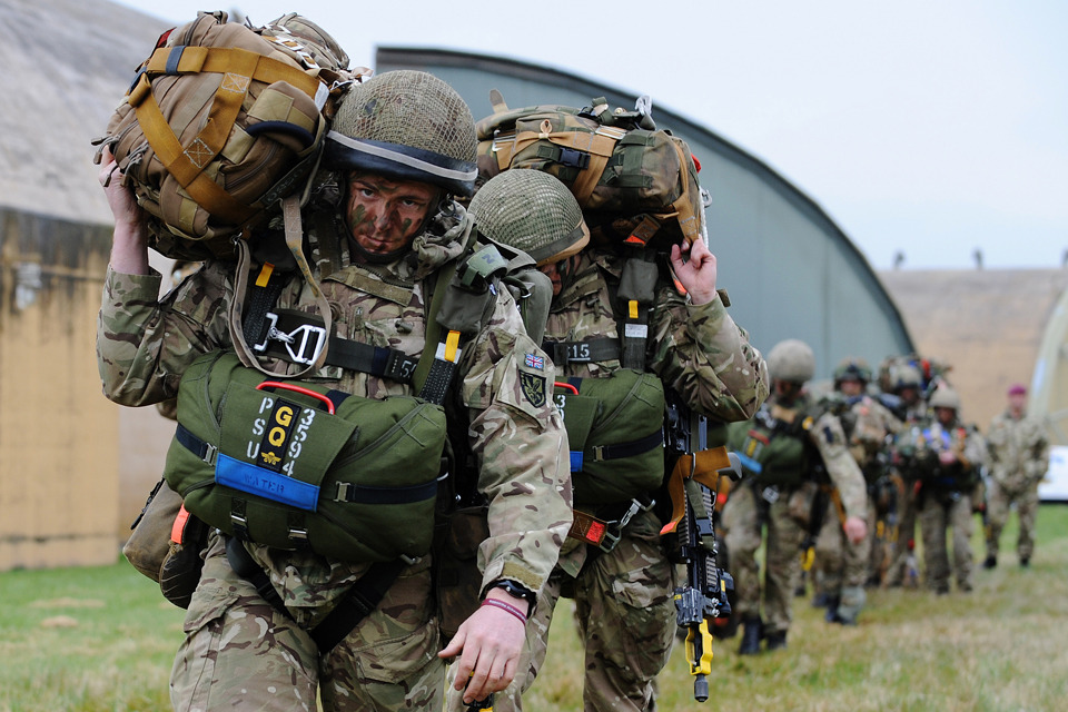 British and French troops jump into Joint Warrior