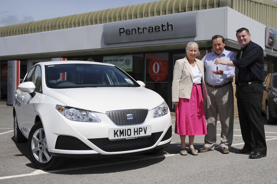 A change of heart wins Denbigh man a brand new car