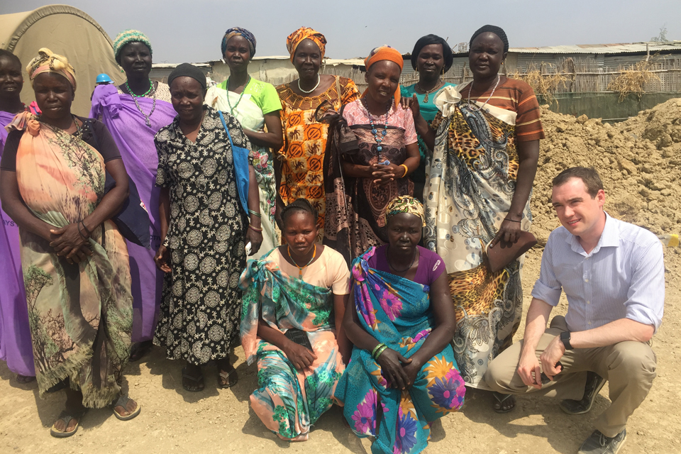 Minister Wharton emphasises need for peace in South Sudan