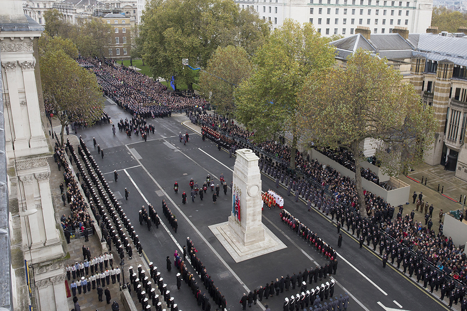 UK armed forces commemorate Remembrance Sunday
