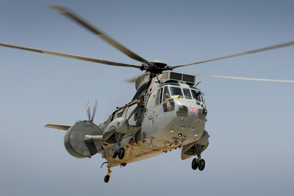 IN PICTURES: Navy helicopters 'bag' Afghan drugs