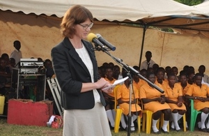 DFID Head of Office Jennie Barugh