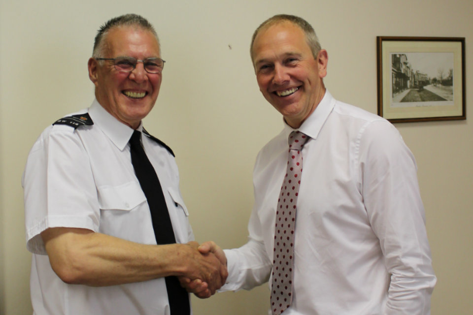 Prison officer retires after 45 years of service