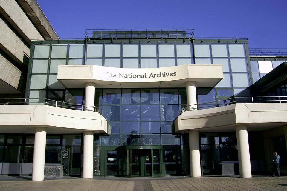 The National Archives building in Kew.