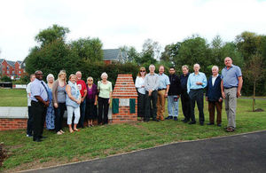 Local residents at the official opening