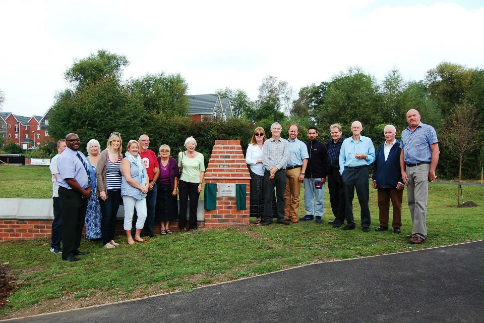 Official opening of Fazeley flood risk management scheme