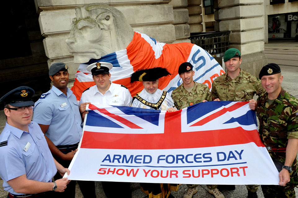 Nottingham to host Armed Forces Day 2013