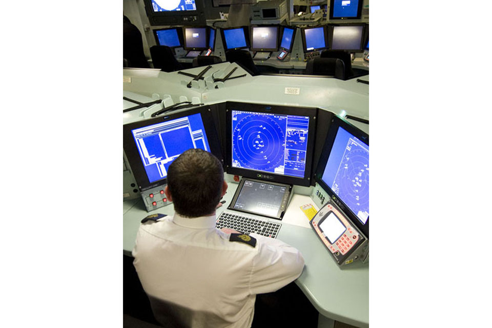 The operations room onboard HMS Daring (stock image)