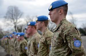 Reservists from the London Regiment are deploying to Cyprus [Picture: Sergeant Russ Nolan RLC, Crown copyright]