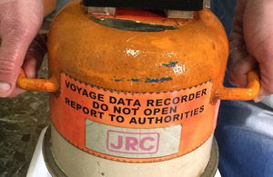 Voyage Data Recorder from MV Cabrera