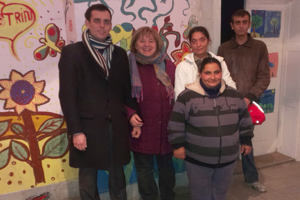 Ben Luckock, Head of the Policy Team visited the Roma community of Told