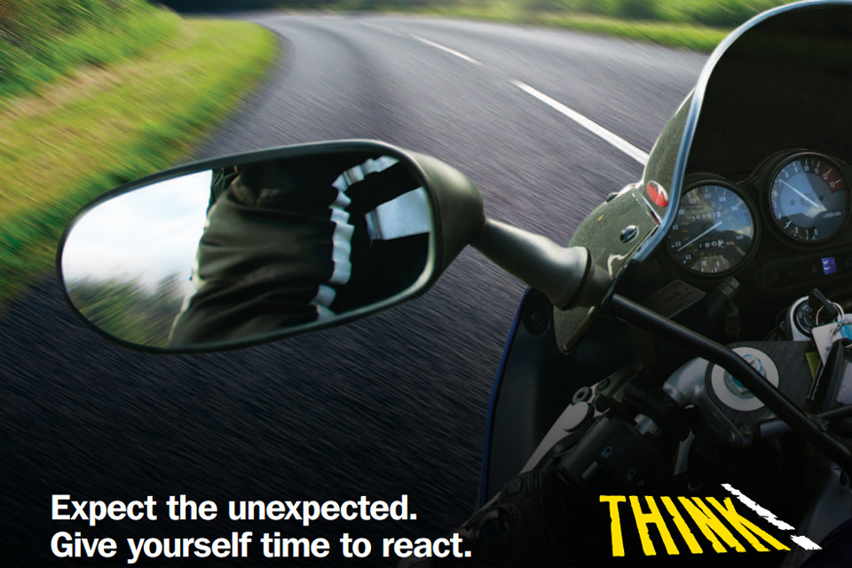 THINK! urges motorcyclists to 'stay in control'