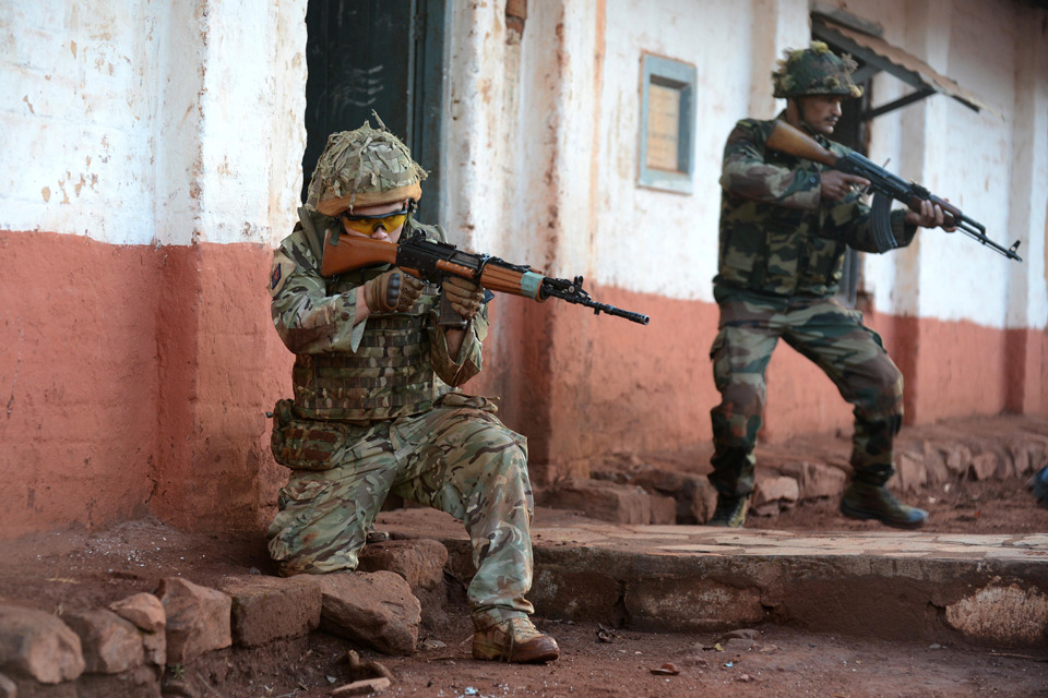 Indian experience for British soldiers