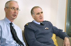 Permanent Secretary Sir Bill Jeffrey (left) and Chief of the Defence Staff, Air Chief Marshal Sir Jock Stirrup