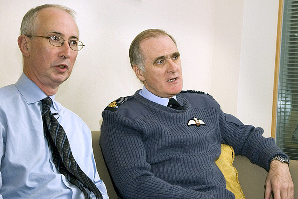 Departures of Chief of the Defence Staff and Permanent Secretary