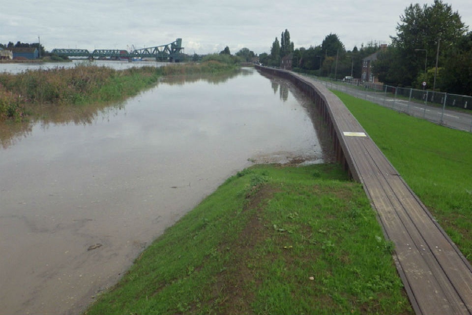 Burringham flood defences settling in