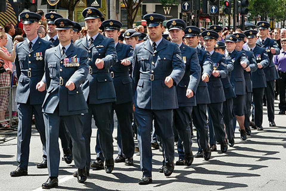 RAF recognised as top lesbian, gay and bisexual employer